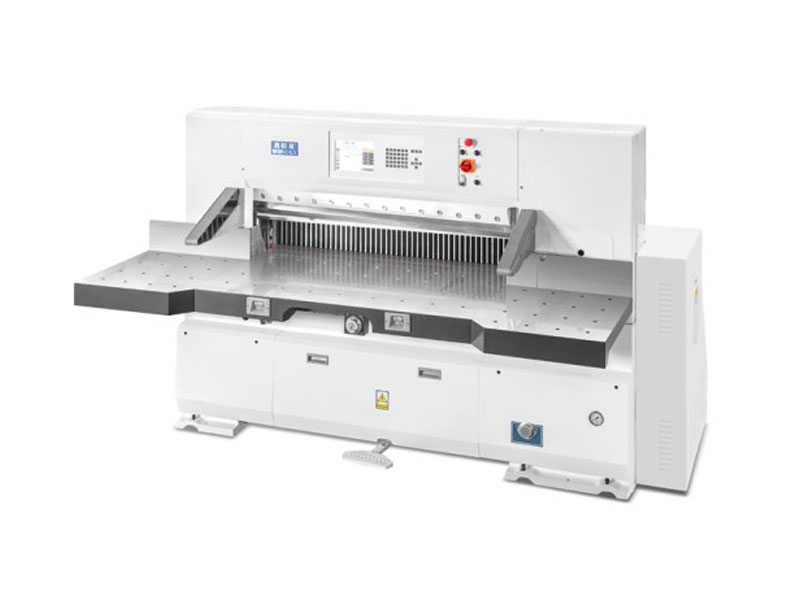 How does a book paper Cutting Machine cut